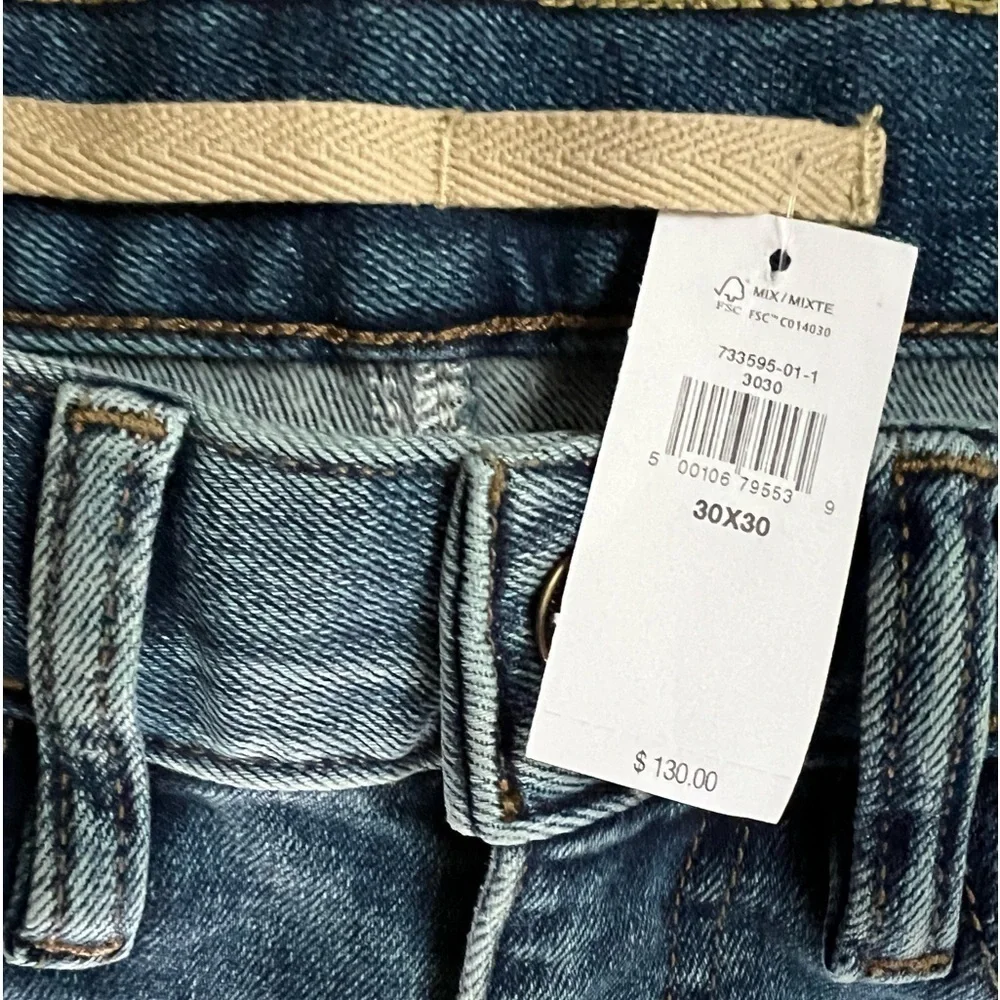 Banana Republic Men’s Traveler Denim straight leg jeans, 30x30 NEW w/tags